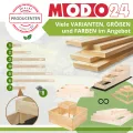 Hochbeet Holz, Kräuterbeet, Gartenbeet, Pflanzbeet, Blumenbeet, Stufenbeet, für Garten und Terrasse, Kiefernholz, Massivholz, höhenverstellbar, Abmessungen 54x117x80 cm, Farbe: Braun - Thumbnail 7