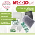 Hochbeet Holz, Kräuterbeet, Gartenbeet, Pflanzbeet, Blumenbeet, Stufenbeet, für Garten und Terrasse, Kiefernholz, Massivholz, höhenverstellbar, Abmessungen 45x117x60 cm, Farbe: Grau - Thumbnail 5