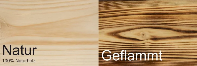 Lermowoood Hochbeet aus Holz 100x100x20 cm Geflammt – Pflanzkasten für Gemüse & Kräuter – mit Agrovließ – steckbar & stapelbar- Aussenbereich ideal für Garten, Balkon & Terrasse – Bild 7