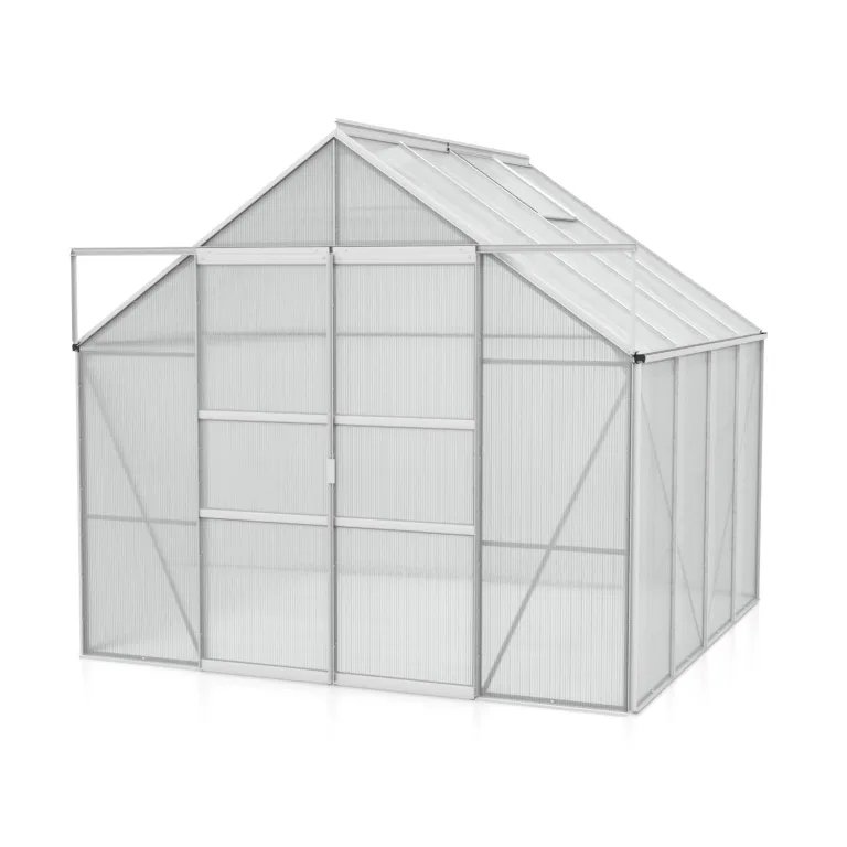 Vitavia Gewächshaus Mars 6700", Aluminium eloxiert, 6,7 m², 6 mm HKP | Wetterfestes & stabiles Treibhaus | Perfekt für Gemüse & Pflanzen | Robust & langlebig – Bild 2