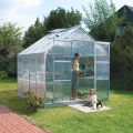 Vitavia Gewächshaus Mars 6700", Aluminium eloxiert, 6,7 m², 6 mm HKP | Wetterfestes & stabiles Treibhaus | Perfekt für Gemüse & Pflanzen | Robust & langlebig - Thumbnail 4