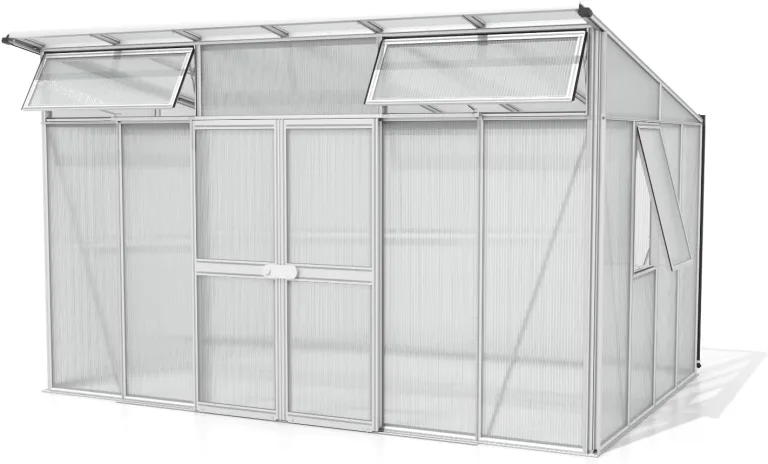 Vitavia Gewächshaus Aphrodite 11500", Aluminium eloxiert, 11,5 m², 10 mm HKP | Wetterfestes & stabiles Treibhaus | Perfekt für Gemüse & Pflanzen | Robust & langlebig – Bild 2