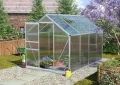 Vitavia Gewächshaus Calypso 3000", Aluminium eloxiert, 3,0 m², 6 mm HKP | Wetterfestes & stabiles Treibhaus | Perfekt für Gemüse & Pflanzen | Robust & langlebig - Thumbnail 10