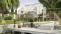 Vitavia Gewächshaus Uranus 8300", schwarz, 8,3 m², 3 mm ESG | Wetterfestes & stabiles Treibhaus | Perfekt für Gemüse & Pflanzen | Robust & langlebig - Thumbnail 6