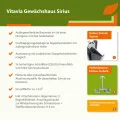Vitavia Gewächshaus Sirius, Aluminium eloxiert, 3 mm ESG | Wetterfestes & stabiles Treibhaus | Perfekt für Gemüse & Pflanzen | Robust & langlebig - Thumbnail 4