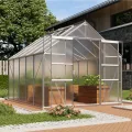 Vitavia Gewächshaus Mars 8300", Aluminium eloxiert, 8,3 m², 6 mm HKP | Wetterfestes & stabiles Treibhaus | Perfekt für Gemüse & Pflanzen | Robust & langlebig - Thumbnail 1
