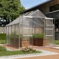Vitavia Gewächshaus Mars 6700", Aluminium eloxiert, 6,7 m², 4 mm HKP | Wetterfestes & stabiles Treibhaus | Perfekt für Gemüse & Pflanzen | Robust & langlebig - Thumbnail 1
