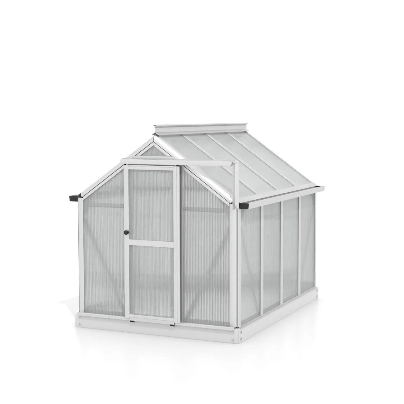 Vitavia Minigewächshaus Merlin, Aluminium eloxiert, HKP ca. 4mm | Wetterfestes & stabiles Treibhaus | Perfekt für Gemüse & Pflanzen | Robust & langlebig - Bild 1