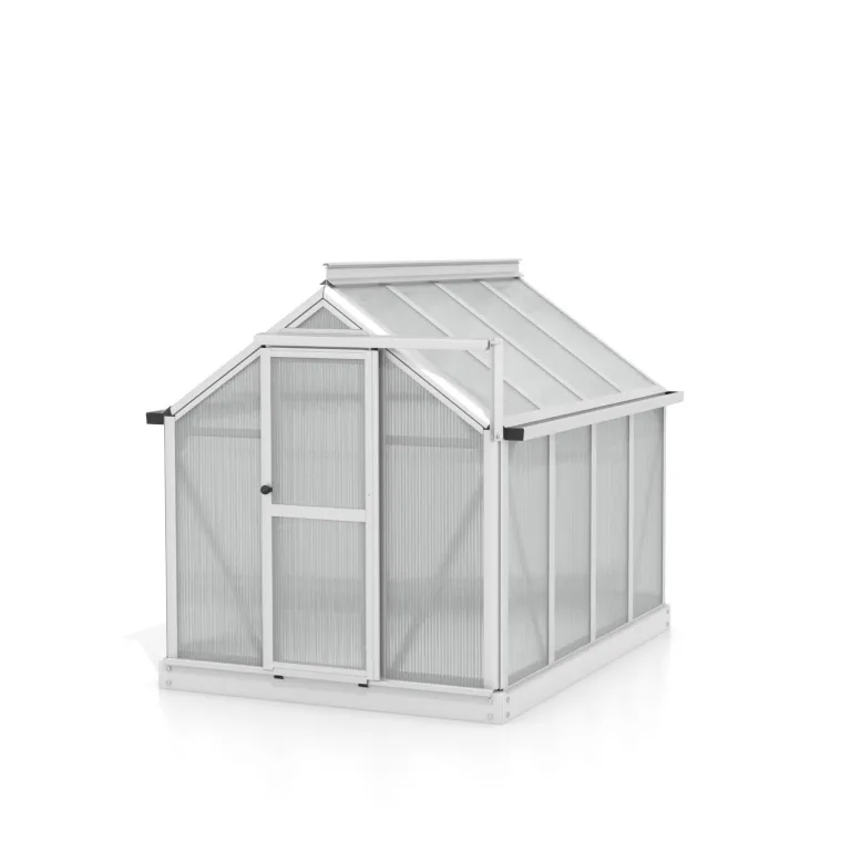 Vitavia Minigewächshaus Merlin, Aluminium eloxiert, HKP ca. 4mm | Wetterfestes & stabiles Treibhaus | Perfekt für Gemüse & Pflanzen | Robust & langlebig – Bild 1