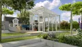 Vitavia Gewächshaus Aphrodite 11500", weiß, 11,5 m², 10 mm HKP | Wetterfestes & stabiles Treibhaus | Perfekt für Gemüse & Pflanzen | Robust & langlebig - Thumbnail 7