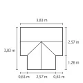 Vitavia Gewächshaus Sirona, smaragd grün, 13 m², 3 mm ESG | Wetterfestes & stabiles Treibhaus | Perfekt für Gemüse & Pflanzen | Robust & langlebig - Thumbnail 10