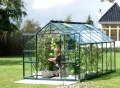 Vitavia Gewächshaus Mars 11500", smaragd grün, 11,5 m², 3 mm ESG | Wetterfestes & stabiles Treibhaus | Perfekt für Gemüse & Pflanzen | Robust & langlebig - Thumbnail 4