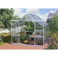 Vitavia Gewächshaus Mars 6700", Aluminium eloxiert, 6,7 m², 3 mm ESG | Wetterfestes & stabiles Treibhaus | Perfekt für Gemüse & Pflanzen | Robust & langlebig - Thumbnail 4