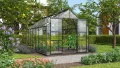 Vitavia Gewächshaus Mars 11500", schwarz, 11,5 m², 3 mm ESG | Wetterfestes & stabiles Treibhaus | Perfekt für Gemüse & Pflanzen | Robust & langlebig - Thumbnail 3