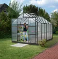 Vitavia Gewächshaus Mars 9900", schwarz, 9,9 m², 4 mm HKP | Wetterfestes & stabiles Treibhaus | Perfekt für Gemüse & Pflanzen | Robust & langlebig - Thumbnail 2