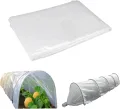 3x2M Folie für Gewächshaus, Reißfest Polyethylenfolie Transparent Gewächshausfolie Winterfest, Gewächshaus Folie Frühbeetfolie, Plastikfolie für Folientunnel Abdeckfolie Tomatenhaus Gemüse Pflanzen - Thumbnail 1