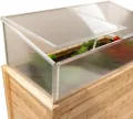 WESTMANN Hochbeet mit Frühbeetaufsatz Klassik Plus 130 | Lärchenholz FSC-Zertifiziert | Aluminiumrahmen | Natur/Silber | 130x65x84cm - Thumbnail 6