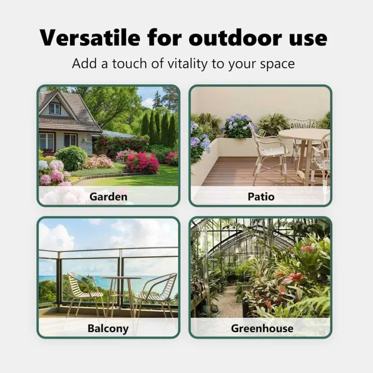 vidaXL Hochbeet Grün 80 x 80 x 81 cm Stahl, Garten- und Terrassenpflanzentopf aus Stahl, langlebig, modern, für Blumen und Pflanzen, minimalistisches Design – Bild 6