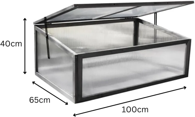 Garden Mile Großes Gartengewächshaus aus Holz mit 3 Etagen, robustes, transparentes Frühbeet für den Außenbereich, Polycarbonat, Gewächshaus, Garten, Gewächshaus, Outdoor, Blumen, Gemüse – Bild 2