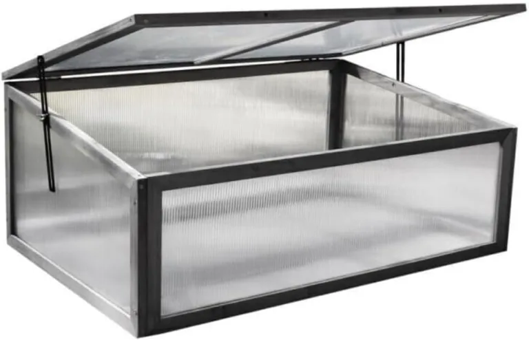 Garden Mile Großes Gartengewächshaus aus Holz mit 3 Etagen, robustes, transparentes Frühbeet für den Außenbereich, Polycarbonat, Gewächshaus, Garten, Gewächshaus, Outdoor, Blumen, Gemüse – Bild 3