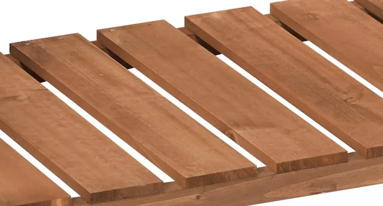 WOLTU Hochbeet Holz, 80x75x40 cm, mit Blumenkasten Ablageboden Folie, Gemüsebeet Kräuterbeet, für Balkon Garten Terasse Outdoor, Braun – Bild 8
