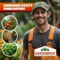 GARDEBRUK® Gewächshaus Aluminium 3,6m² mit Fundament 190x190cm inkl. Dachfenster Tomatenhaus Treibhaus Anzuchthaus Garten Frühbeet Aufzucht 5,8m³ - Thumbnail 8