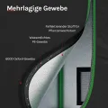 WOLTU Growzelt Gewächshaus Gartenhaus Indoor, aus Oxford-Gewebe, hochreflektierendem Material mit Belüftungsöffnungen & Beobachtungsfenstern, für Balkon Garage, Schwarz, 60x60x180 cm - Thumbnail 3
