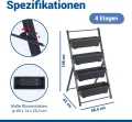 Maximex Vertikales Hochbeet 4 Etagen, mit 4 Pflanzkästen, wetterbeständig, verstellbare Neigung, Drainage, für Balkon und Terrasse, 56,5 x 108 x 62 cm, Metall/Kunststoff - Thumbnail 8