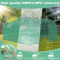 Gewächshaus Foliengewächshaus 3x6 m Folientunnel Tomatengewächshaus Tomatenhaus 18 m² mit 6 Fenster Treibhaus Tomatendach Gartengewächshäuser für Anzucht & Pflanzenzucht - Thumbnail 3