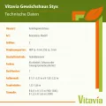 Vitavia Anlehn-Gewächshaus Styx 1300", schwarz, 1,3 m², 3 mm ESG | Wetterfestes & stabiles Wand-Gewächshaus zur Pflanzenanzucht | Ideales Treibhaus für Gemüse, Kräuter & Blumen - Thumbnail 5
