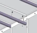 Vitavia Anlehn-Gewächshaus Helena 7000", schwarz, 7,0 m², 3 mm ESG, 10 mm HKP | Wetterfestes & stabiles Wand-Gewächshaus zur Pflanzenanzucht | Ideales Treibhaus für Gemüse, Kräuter & Blumen - Thumbnail 5