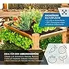 WESTMANN Premium Hochbeet aus Lärchenholz mit Aussaatkalender| Natur | 66x91x73 cm | Kräuterbeet | Holzhochbeet zum Bepflanzen von Gemüse & Kräutern – Bild 2