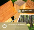 WESTMANN Premium Hochbeet aus Lärchenholz mit Aussaatkalender| Natur | 66x91x73 cm | Kräuterbeet | Holzhochbeet zum Bepflanzen von Gemüse & Kräutern - Thumbnail 4
