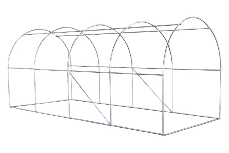 Foliengewächshaus mit PE-Folie – UV-beständig & wetterfest – Tunnelgewächshaus mit Stahlrahmen – Tomatenhaus für Garten – Frühbeet Pflanzenhaus begehbar – Grün (Grün, 200x450x200cm) – Bild 7