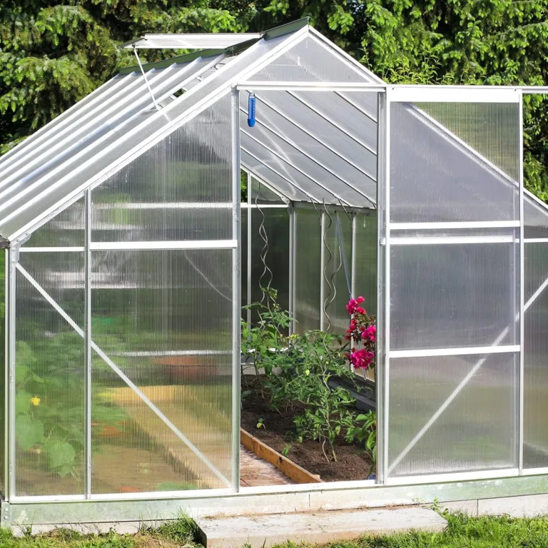14x Polycarbonat Hohlkammerstegplatten 4mm, 60,5x121 cm Doppelstegplatte Gewächshausplatten für Gewächshaus Gartenbau Ersatzplatten – Bild 7