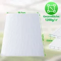 10x Polycarbonat Hohlkammerstegplatten 8mm, 60.5 x 121 cm Zuschneidbarer, Gewächshausplatten UV-beständigen für Gewächshaus Gartenbau Treibhaus Ersatzplatten - Thumbnail 2