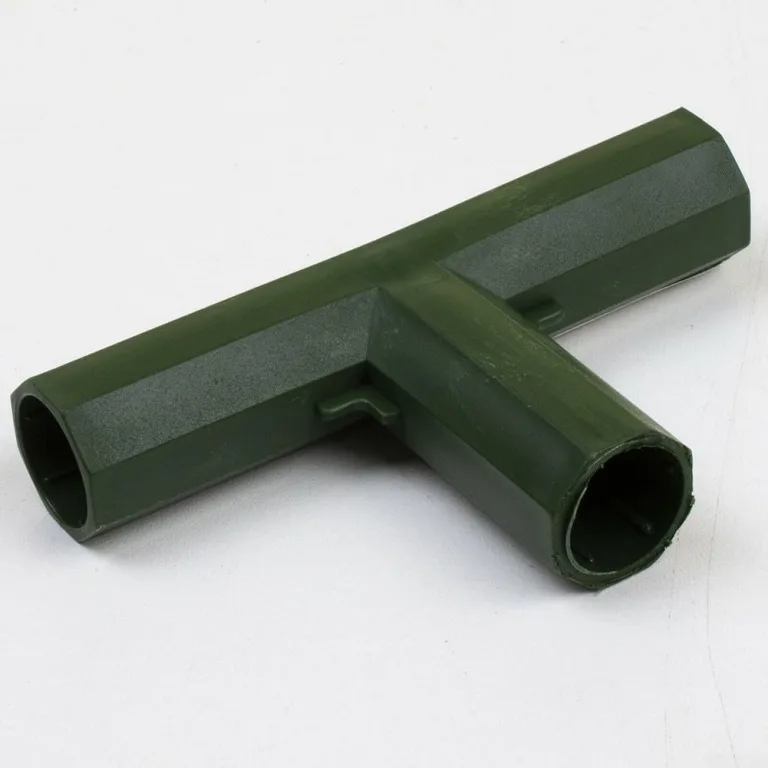 Gewächshaus-Strukturverbinder, 4-teiliges Set, Kunststoff-Stangenverbindungsadapter für Garten und Außenbereich, PVC-Metallrohre, 16–17 mm Innendurchmesser, dunkelgrün, DIY-Regale, Möbelbau (B) – Bild 8