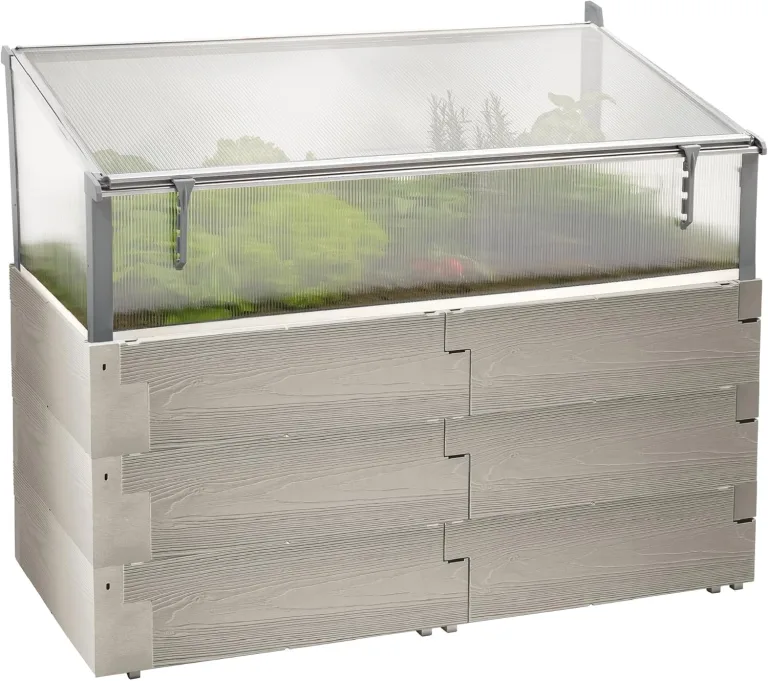 JUWEL Hochbeet Timber PFLANZTREPPE (3-stufiges Treppenhochbeet aus Kunststoff, witterungs- und frostbeständig, ideal für Kräuter, Gemüse & Blumen, ca. 190 x 60 x 60 cm, 100 % recycelbar) 20472 – Bild 9