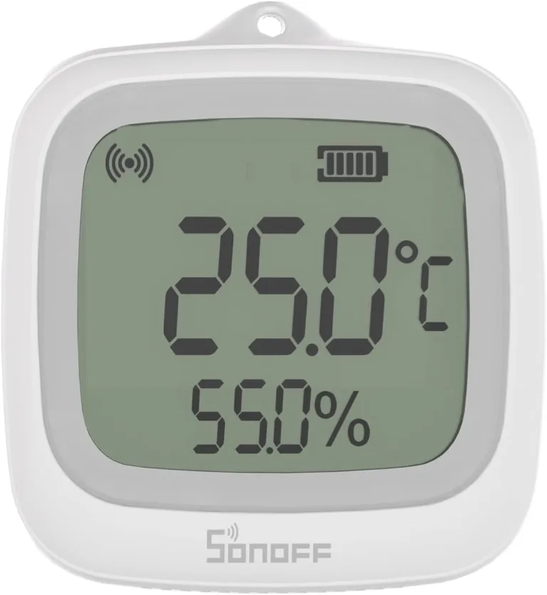 SONOFF SNZB-02WD IP65 Zigbee LCD Smart-Temperatur-Feuchtigkeitssensor, wasserdicht für Gewächshaus/Badezimmer, APP-Überwachung mit Diagrammen, flexible Installation – Bild 1