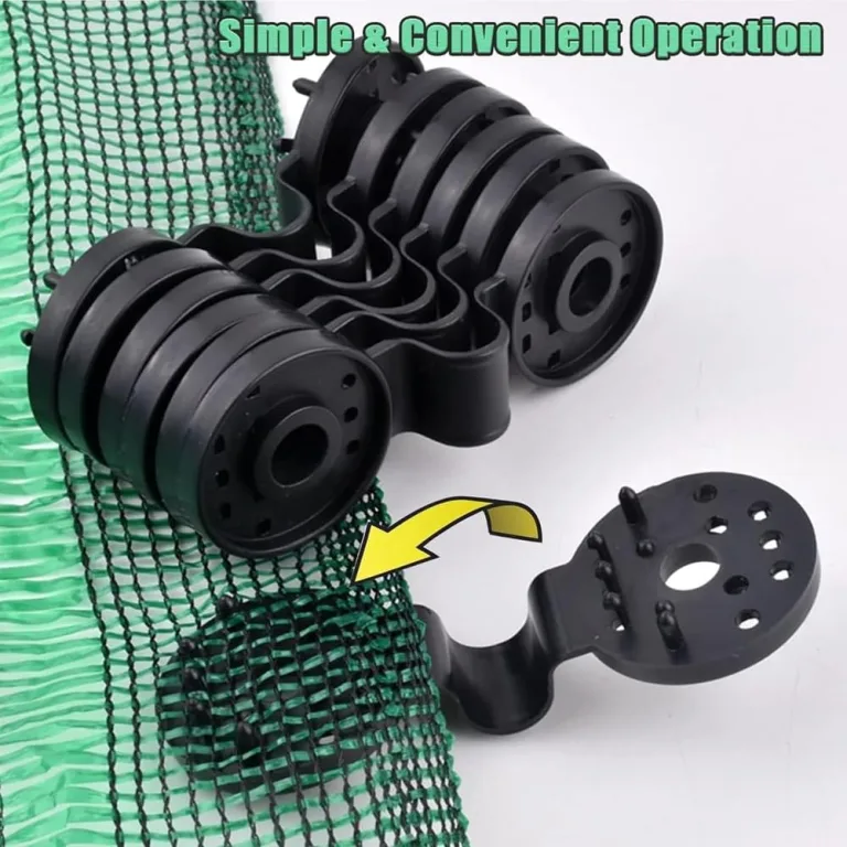 50 Stück Schattenstoff-Kunststoff-Clips aus Kunststoff, schwarz, Sonnenschutz-Clips für Gewächshaus, Outdoor, Garten, Anti-Vogelnetz, landwirtschaftlich, UV-beständig, Stoffzubehör – Bild 9