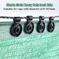 50 Stück Schattenstoff-Kunststoff-Clips aus Kunststoff, schwarz, Sonnenschutz-Clips für Gewächshaus, Outdoor, Garten, Anti-Vogelnetz, landwirtschaftlich, UV-beständig, Stoffzubehör - Thumbnail 8