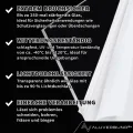 Polycarbonat Platte 50x220cm 6mm dick - Glas-Klar Bruchsicher Schlagfest Biegbar UV-beständig - Zuschnitt nach Maß - PC Kunststoff-Glas transparent - Sicherheits-Verglasung Gewächshaus-Platte - Thumbnail 4