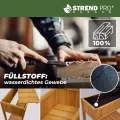 STREND PRO Hochbeet Balkon | 76cm(h) x 33cm(b) x 89(l) | Gemüsebeet Holz mit Ablage & wasserdichter Pflanzfolie | Kleines Hochbeet Schmales ideal für Balkon, Terrasse & Garten | Kräuterbeet - Thumbnail 6