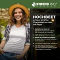 STREND PRO Hochbeet Balkon | 76cm(h) x 33cm(b) x 89(l) | Gemüsebeet Holz mit Ablage & wasserdichter Pflanzfolie | Kleines Hochbeet Schmales ideal für Balkon, Terrasse & Garten | Kräuterbeet - Thumbnail 9