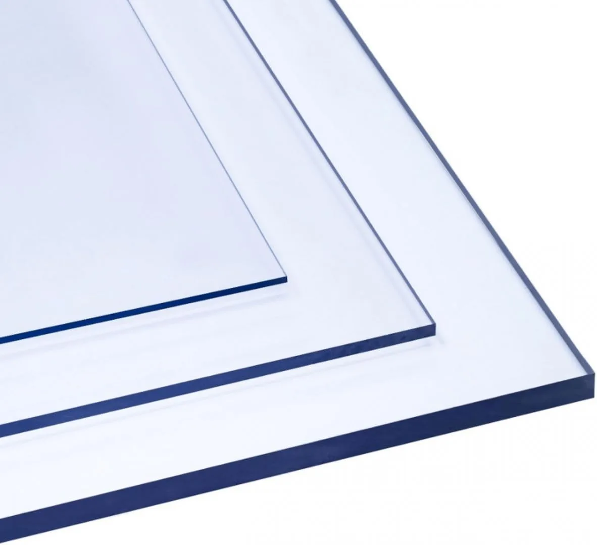 Polycarbonat Platte 70x260cm 12mm dick - Glas-Klar Bruchsicher Schlagfest Biegbar UV-beständig - Zuschnitt nach Maß - PC Kunststoff-Glas transparent - Sicherheits-Verglasung Gewächshaus-Platte - Bild 1