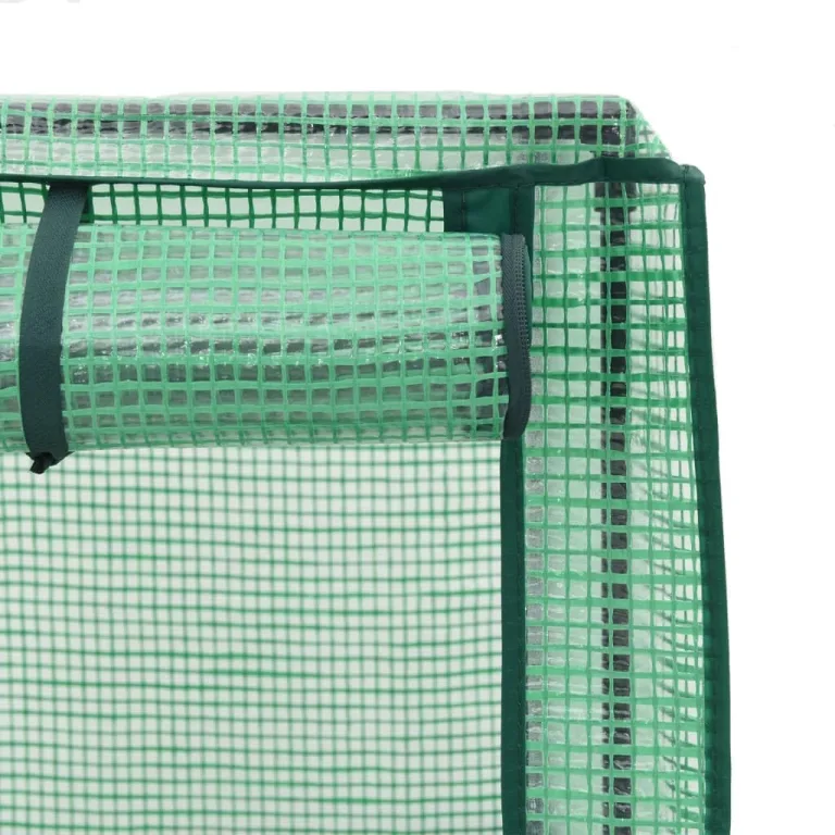 Hochbeet with Gewächshaus-Aufsatz, Polypropylen Material, Rattan Optik, Hochbeet mit Abdeckung, Hochbeete mit Dach, Balkon Pflanzkasten, 160x40x153 cm – Bild 7