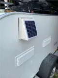 Dachentlüftung 68CFM Plastiksolarventilator-Auszieher-Luftkanal-Durchmesser 120mm des Wand-Ventilator-2.5W for Hallen-Gewächshaus - Thumbnail 10