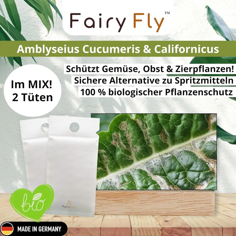 Raubmilben Mix gegen Thripse & Spinnmilben – 30 Tüten (15 x Cucumeris + 15 x Californicus) – Nützlinge für Zimmerpflanzen & Gewächshaus – biologisch & chemiefrei – Bild 5