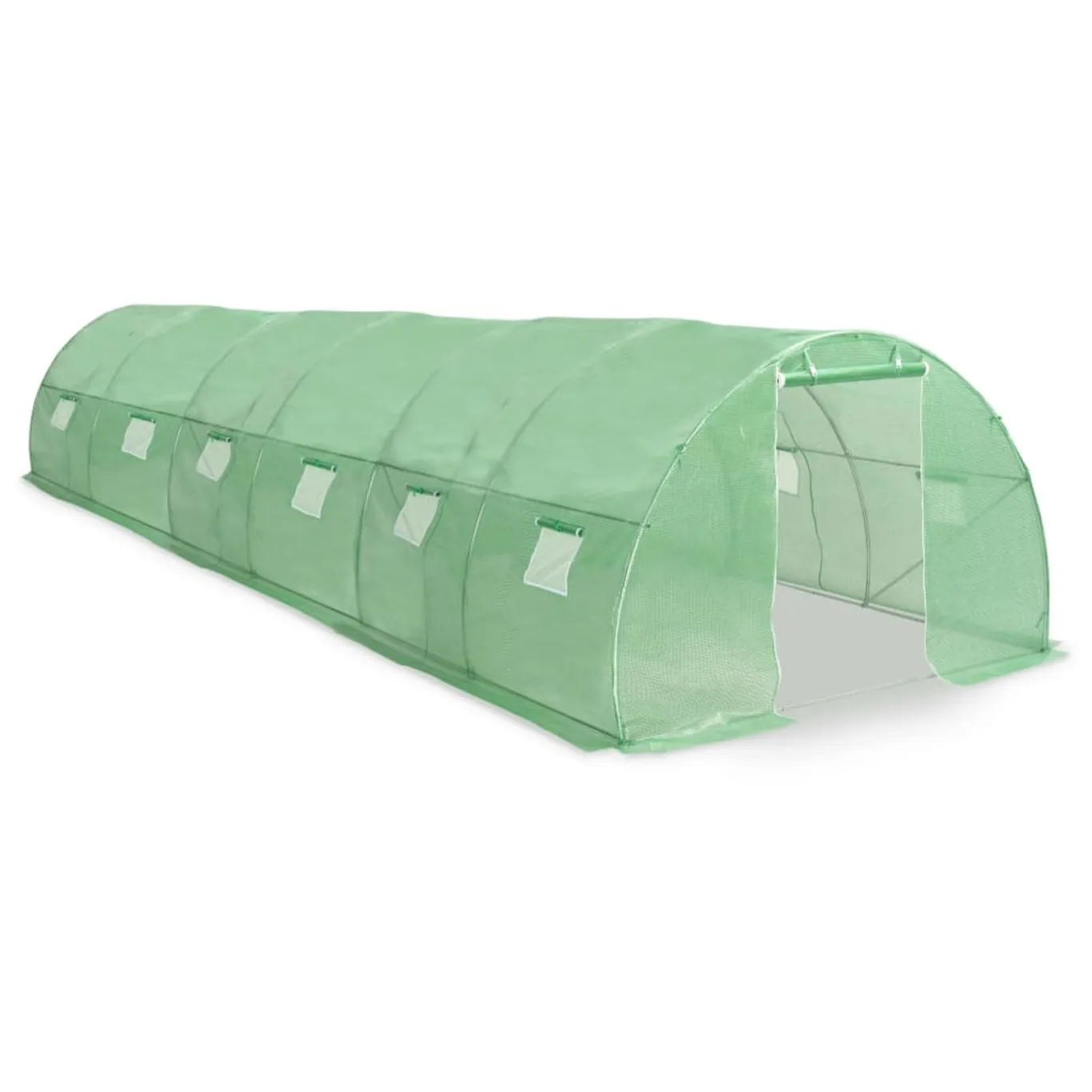 Gewächshaus Großes Pflanzenhaus Schutz vor Wetterbedingungen PE-Netzgewebe Grün 900x300x200cm Model45537 - Bild 1