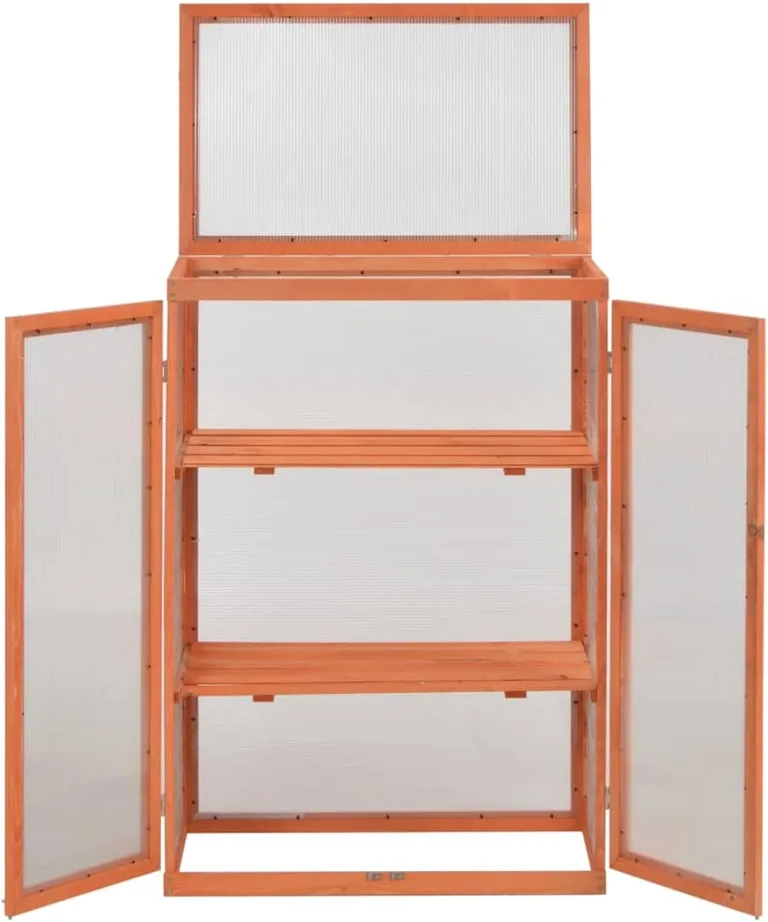 Gewächshaus-Schrank Holz 75x47x109 cm Model170646 – Bild 4